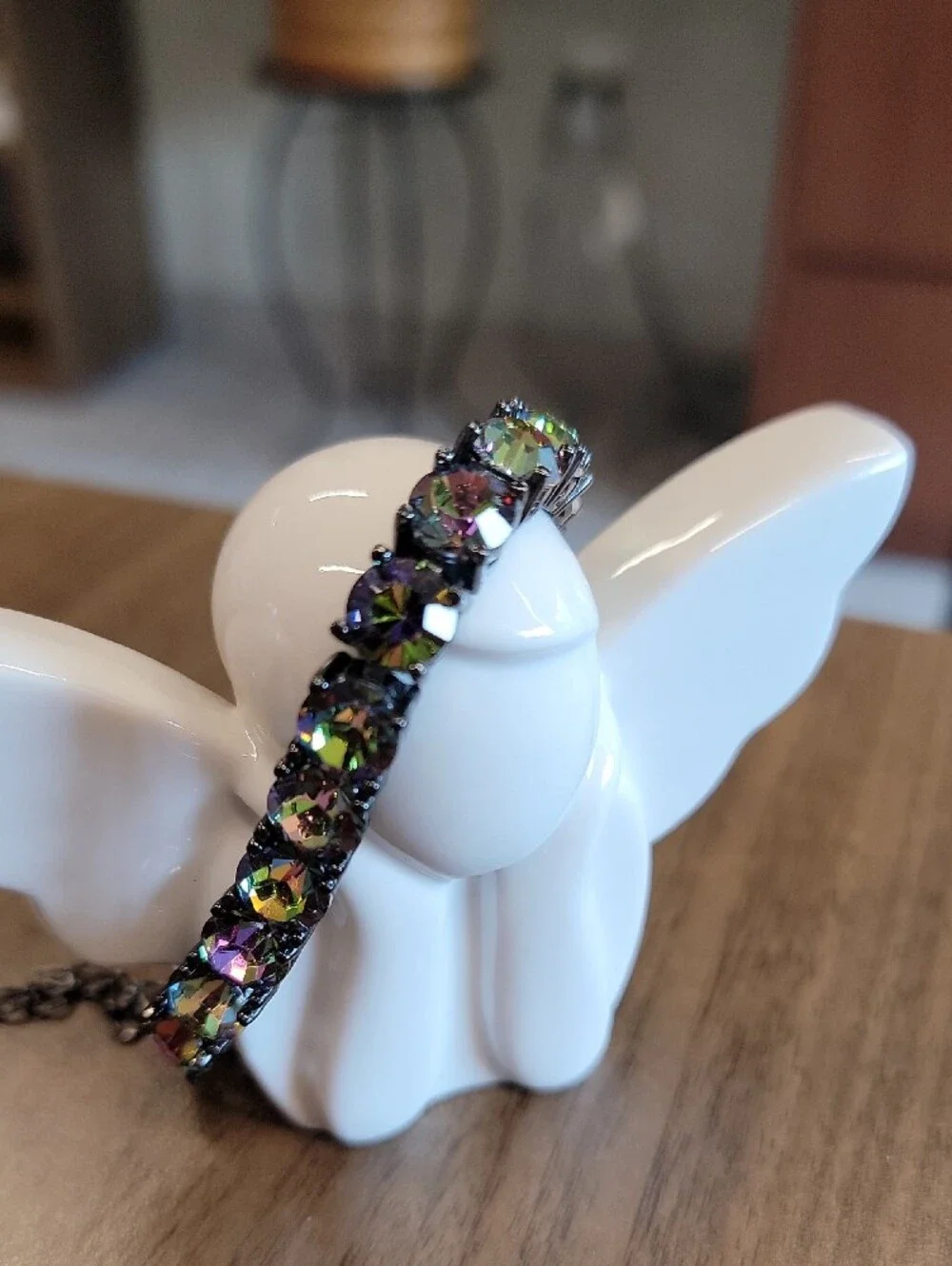 Park Lane Impression Bracelet Multicolor Crystal Bracelet On Black Bracelet
